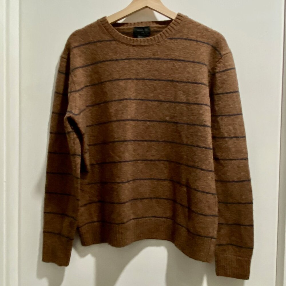 1 Men Woman Magaschoni Merino Wool Minimalist Retro Preppy Grandpa Sweater M/L
